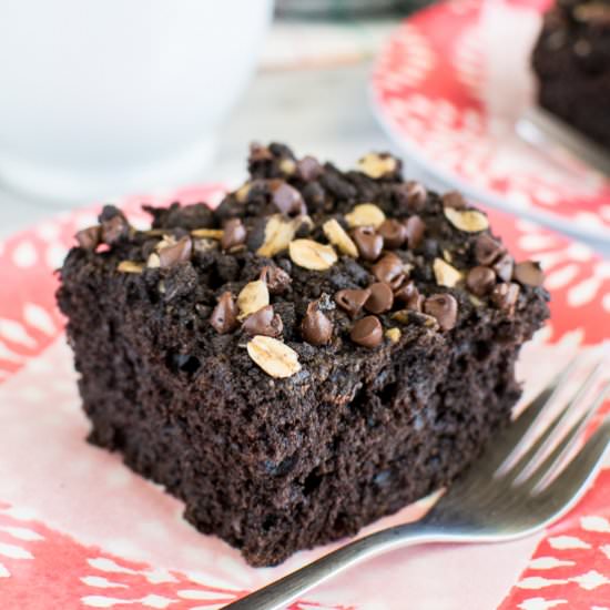 Chocolate Banana Crumble Cake