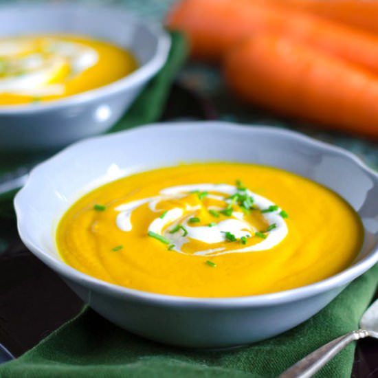 Spicy Squash & Carrot Soup
