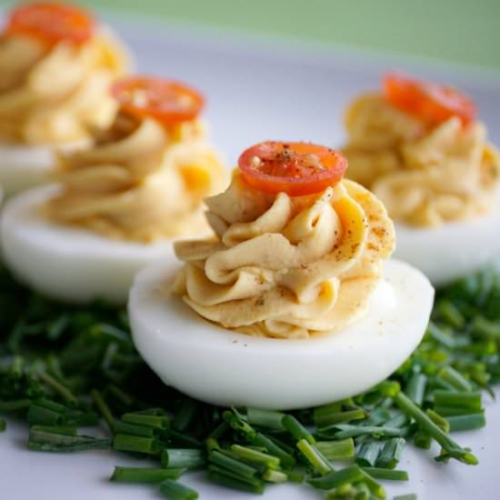 Cowboy Deviled Eggs