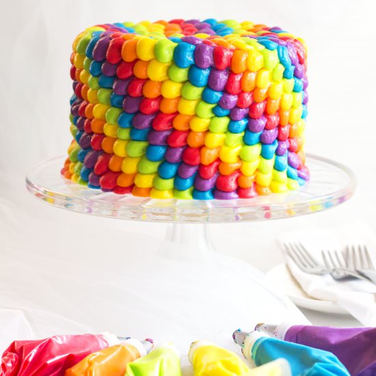 Rainbow Birthday Cake