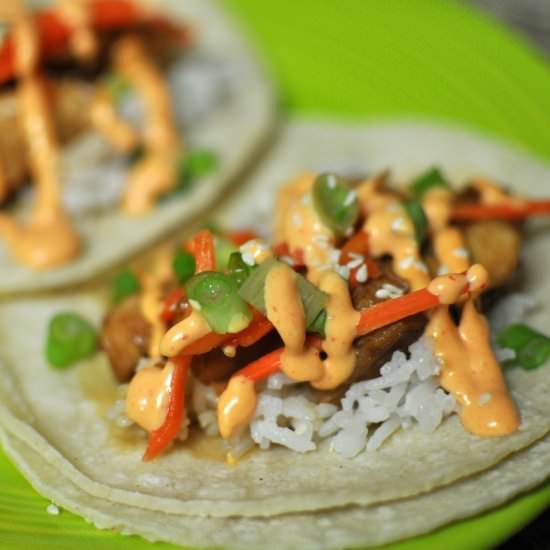 Teriyaki Chicken Tacos