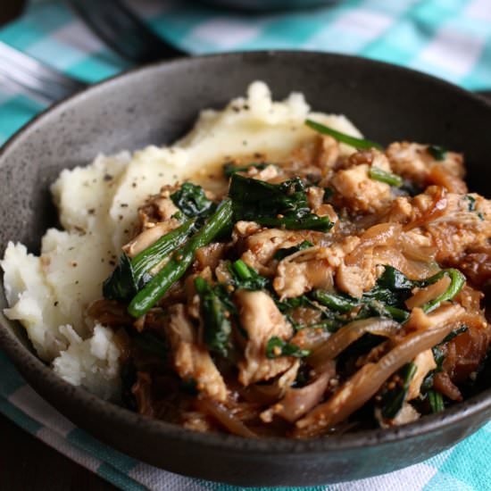Chicken With Dried Figs & Potatoes