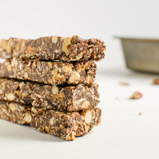 Pecan Chocolate Homemade Energy Bar