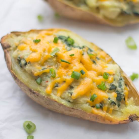 Loaded Sweet Potato Skins