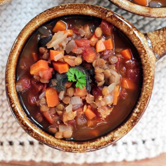 CopyCat Tomato Lentil Soup