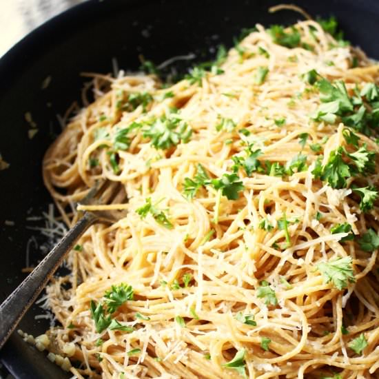 20 Minute Lemon Parmesan Pasta