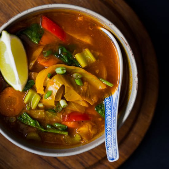 Vegetable Thukpa (Nepalese Soup)