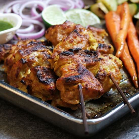 Oven Baked Chicken Tikka