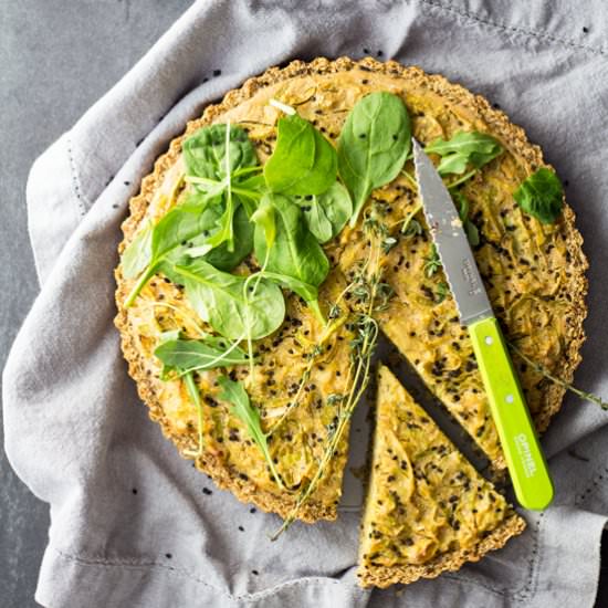 Vegan Leek Quiche