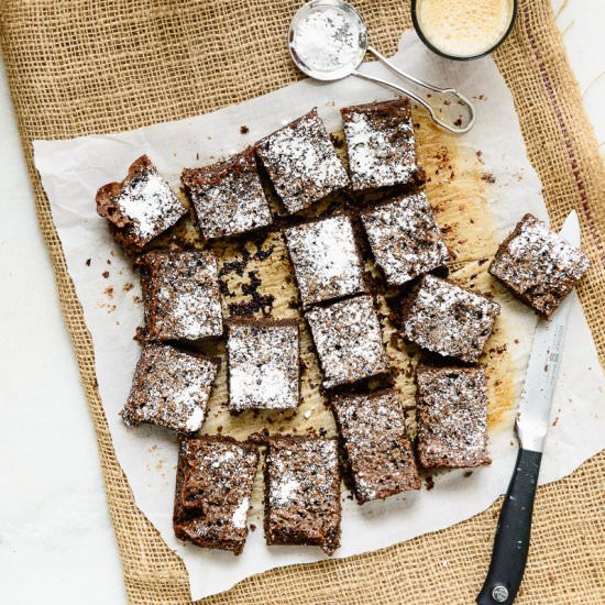 Espresso Oats Brownies