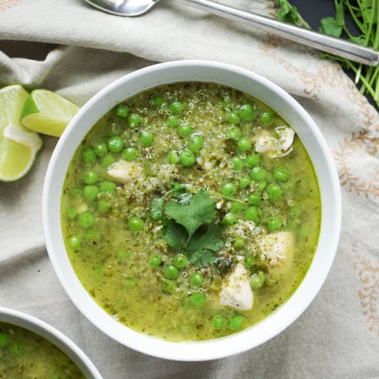 Coriander Quinoa Soup