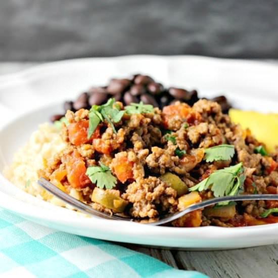 Easy Cuban-Style Beef Picadillo