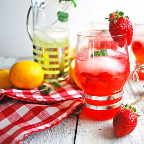Sweet Strawberry Lemonade