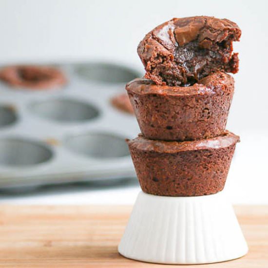Gooey Choc PB Marshmallow Brownies
