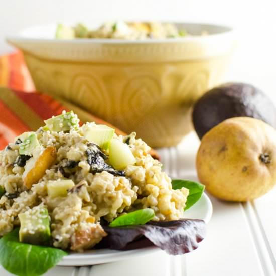 Pear Avocado Sushi Salad