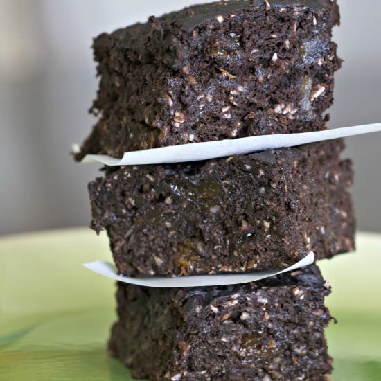 Gluten Free Chewy Coconut Brownies