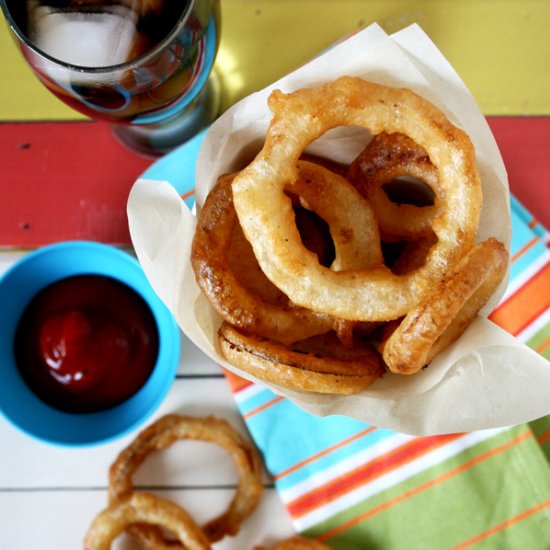 Beer Battered Onion Rings