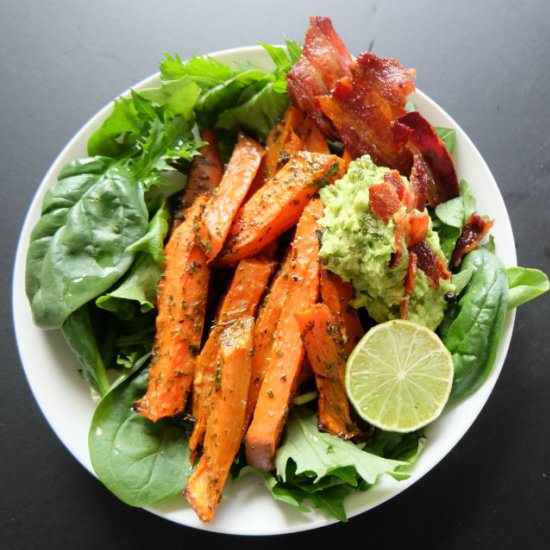 Sweet Potato Chip Salad
