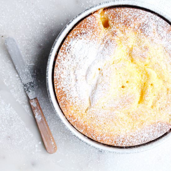 Sweet Lemon Curd Cake