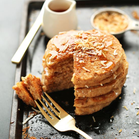 Toasted Coconut Pancakes