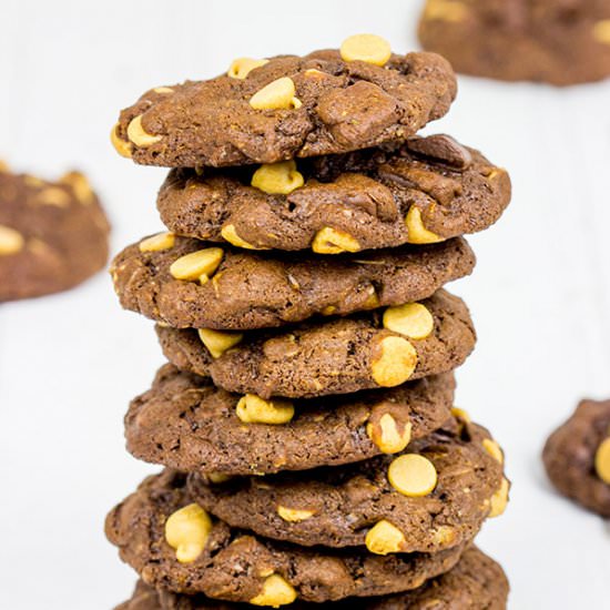 Chocolate Peanut Butter Cookies