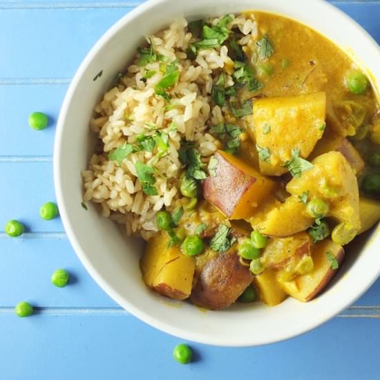 Slow Cooker Red Potato Curry