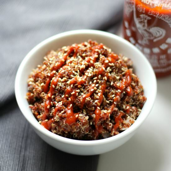 Spicy Red Sriracha Quinoa