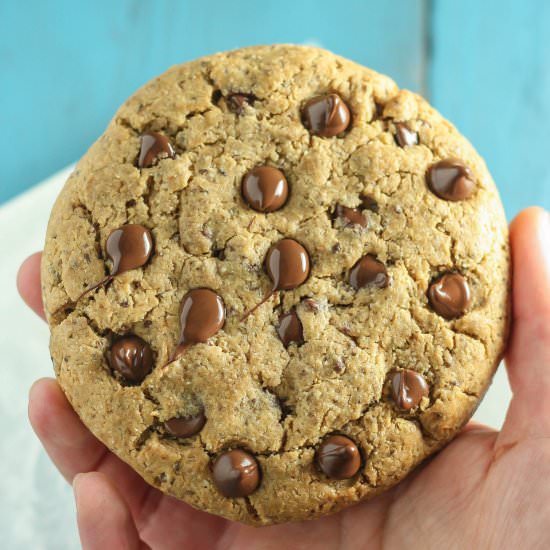 Giant Vegan Chocolate Chip Cookie