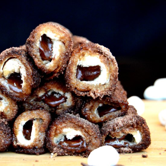 Chocolate French Toast Roll Ups