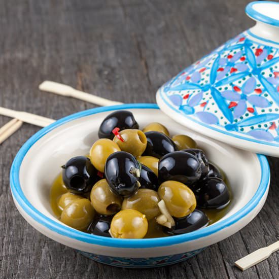 Overnight Marinated Olives