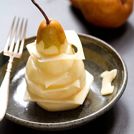 Jarlsberg Cheese and Pears