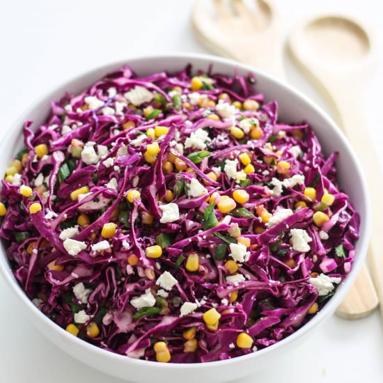 Corn and Jalapeño Slaw