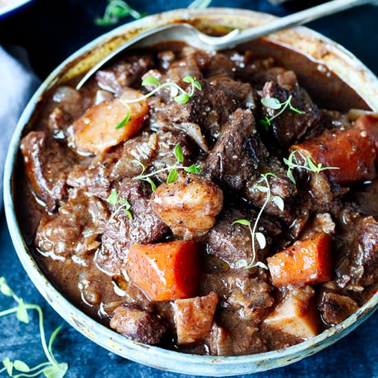 Slow Cooked Scottish beef stew
