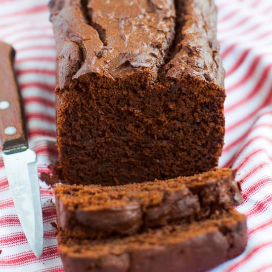 Chocolate cake with ricotta cheese