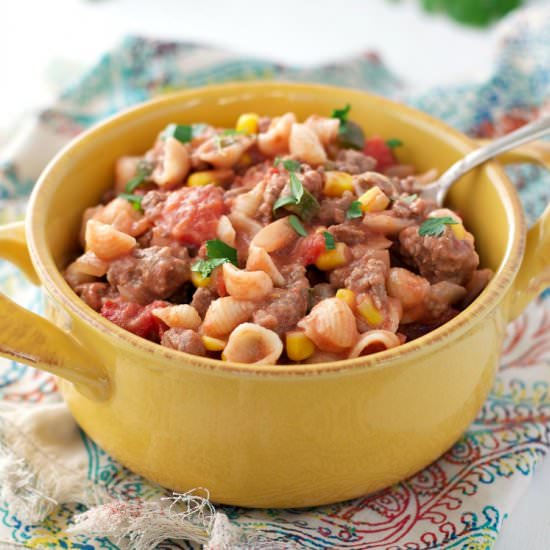 Stovetop Chuckwagon Mac