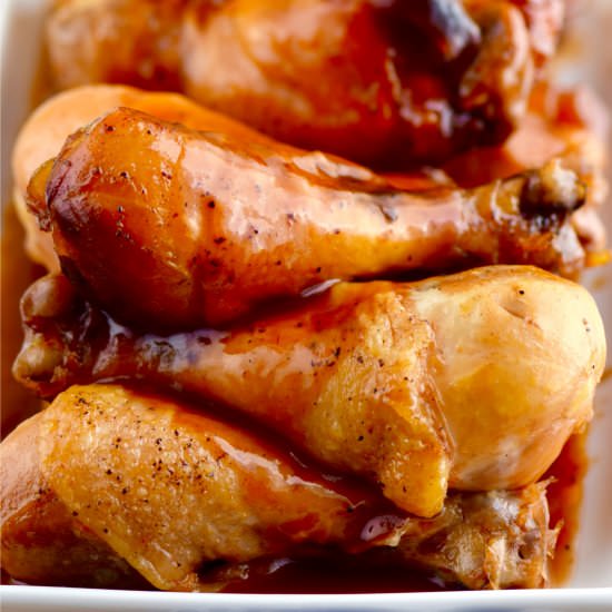 Slow Cooker Honey BBQ Drumsticks