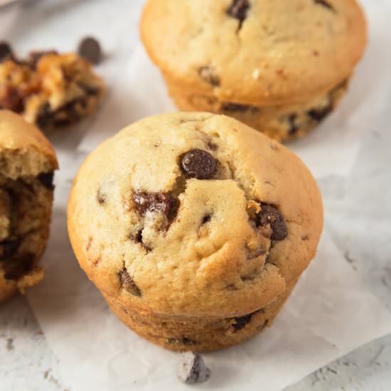 Biscoff Chocolate Chip Muffins