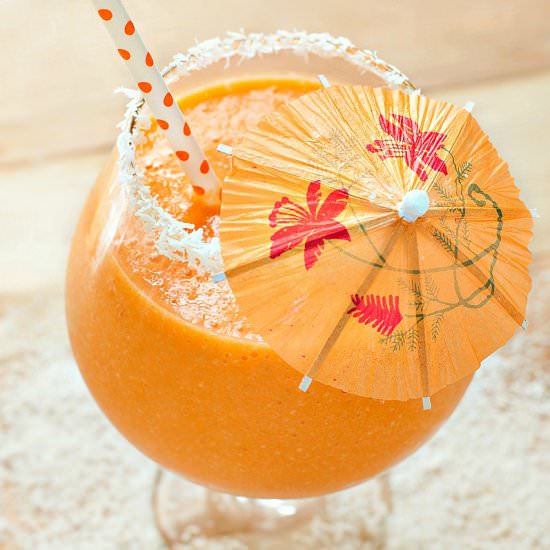 Tropical Pineapple Carrot Smoothie