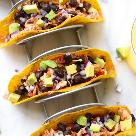 Crock-Pot Chicken Salsa Tacos