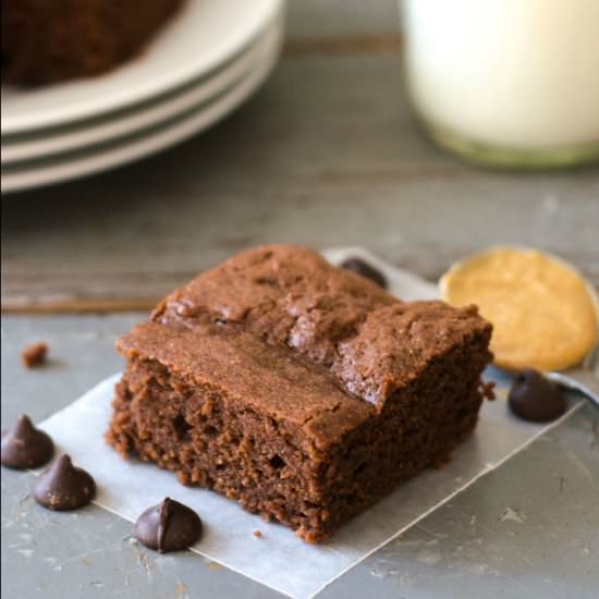 Chocolate Peanut Butter Brownies