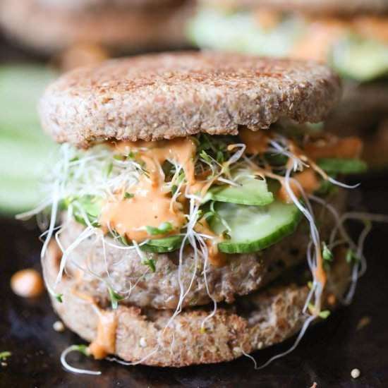 Asian Turkey Burgers