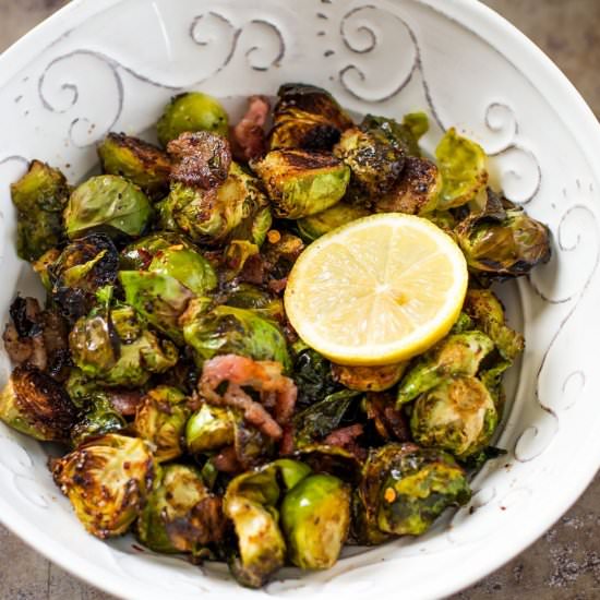 Oven Roasted Brussels Sprouts