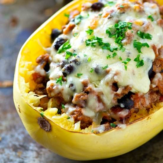 Cincinnati Chili Spaghetti Squash