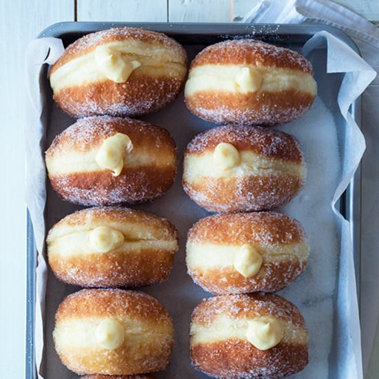 Homemade Doughnuts with Vanilla