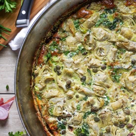 Herb and Artichoke Frittata