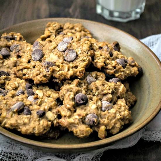 Banana ChocolateChip Oatmeal Cookie