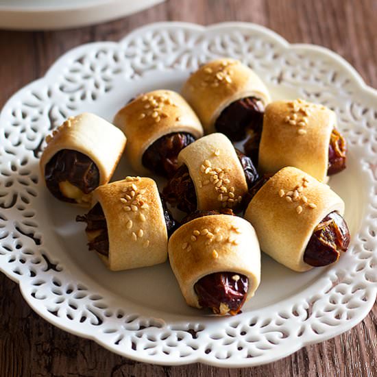 Stuffed Date Rolls