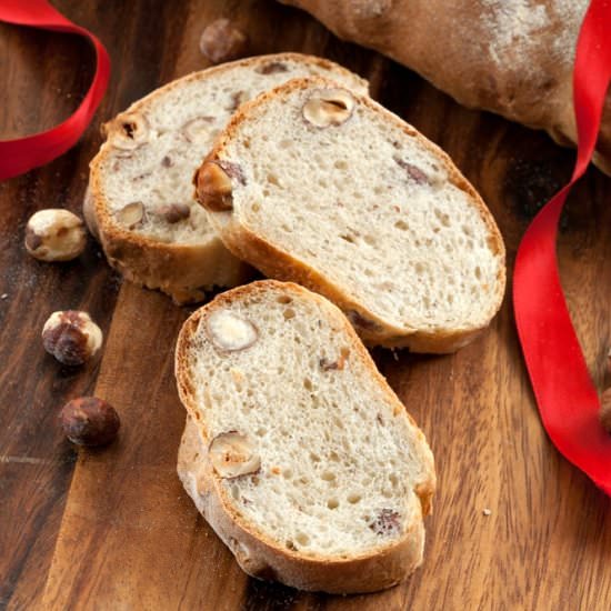 Spelt and Hazelnut Bread