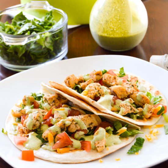 Ranch Chicken Tacos