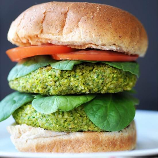 Edamame Rice Burger